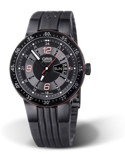 Oris WilliamsF1 Team Day Date 44 PVD / Black / Rubber 01 735 7634 4764-07 4 24 44BNE