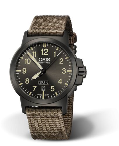 Oris BC3 Advanced Day Date DLC / Grey / Fabric 01 735 7641 4263-07 5 22 22G