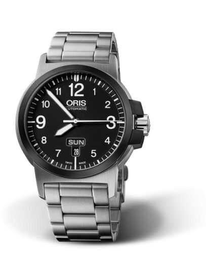 Oris BC3 Advanced Day Date Stainless Steel - DLC / Black / Bracelet 01 735 7641 4364-07 8 22 03