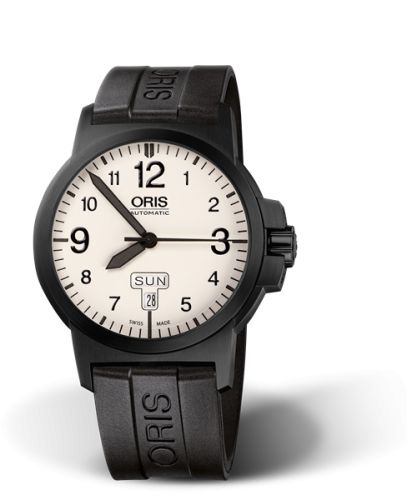 Oris BC3 Advanced Day Date DLC / White / Rubber 01 735 7641 4766-07 4 22 05B