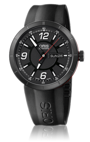 Oris TT1 Day Date PVD - Ceramic / Black / Rubber 01 735 7651 4764-07 4 25 06B