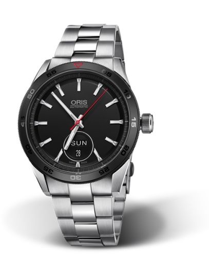 Oris Artix GT Day Date Stainless Steel - Ceramic / Black / Bracelet 01 735 7662 4424-07 8 21 87
