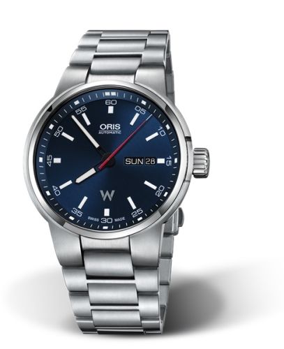 Oris Williams Day Date 42 Stainless Steel / Blue / Bracelet 01 735 7716 4155-07 8 24 50