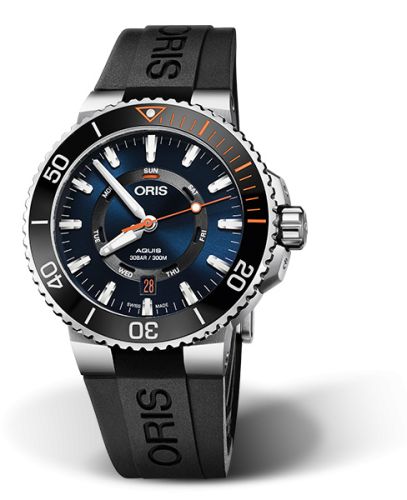 Oris Aquis Staghorn Restoration Limited Edition / Rubber 01 735 7734 4185-Set RS