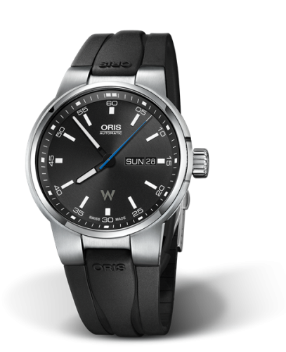 Oris Williams Day Date 42 Stainless Steel / Black / Rubber 01 735 7740 4154-07 4 24 54FC