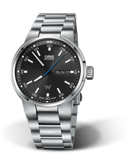 Oris Williams Day Date 42 Stainless Steel / Grey / Bracelet 01 735 7740 4154-07 8 24 50S