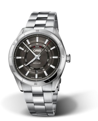 Oris Artix GT Day Date Stainless Steel / Grey / Bracelet 01 735 7751 4153-07 8 21 87