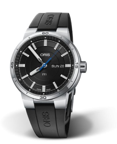 Oris TT1 Day Date Stainless Steel / Black / Rubber 01 735 7752 4154-07 4 24 06FC