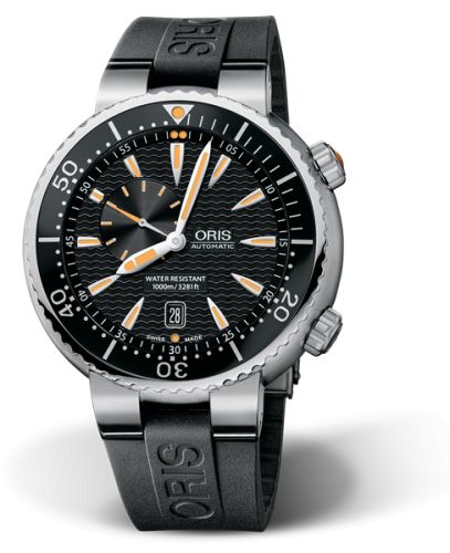 Oris Divers Small Second - Date Stainless Steel / Black / Rubber 01 743 7609 8454-07 4 24 34EB