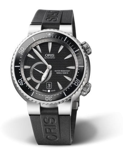 Oris Divers Titan C Small Second - Date 47 Stainless Steel / Black / Rubber 01 743 7638 7454-07 4 24 34TEB