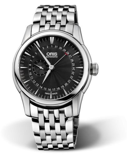 Oris Artelier Small Second Pointer Day 42 Stainless Steel / Black / Bracelet 01 744 7665 4054-07 8 22 77