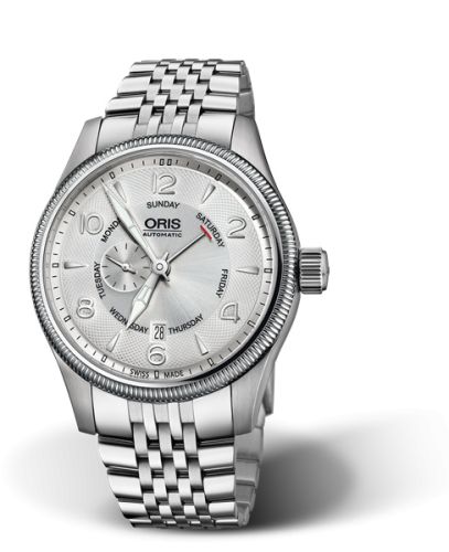 Oris Big Crown Small Second Pointer Day Stainless Steel / Silver / Bracelet 01 745 7688 4061-07 8 22 30