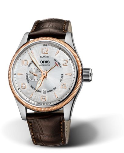 Oris Big Crown Small Second Pointer Day Stainless Steel - Rose Gold / Silver 01 745 7688 4361-07 5 22 73FC