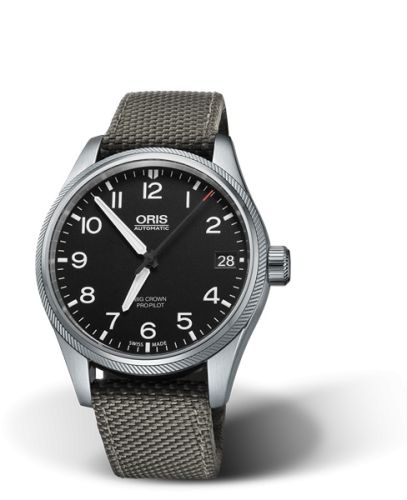 Oris Big Crown ProPilot Date Black / Grey Textile 01 751 7697 4164-07 5 20 17FC