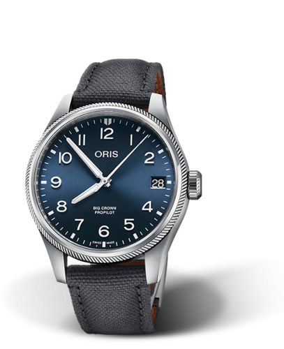 Oris Big Crown ProPilot Big Date Stainless Steel / Blue / Fabric 01 751 7761 4065-07 3 20 05LC