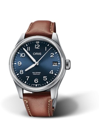 Oris Big Crown ProPilot Big Date Stainless Steel / Blue / Leather 01 751 7761 4065-07 6 20 07LC