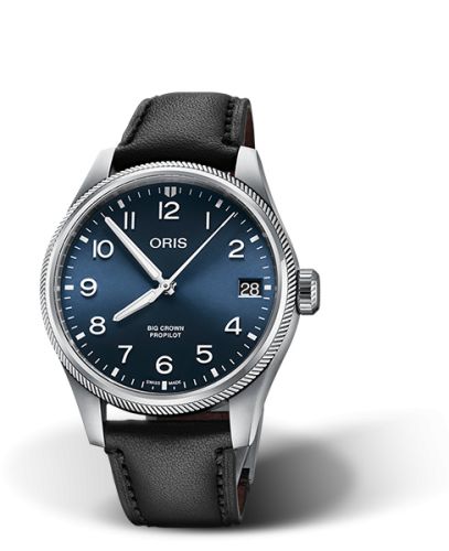 Oris Big Crown ProPilot Big Date Stainless Steel / Blue / Leather 01 751 7761 4065-07 6 20 08LC