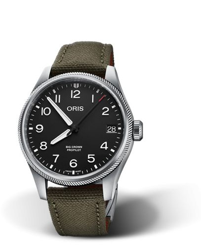 Oris Big Crown ProPilot Big Date Stainless Steel / Black / Fabric 01 751 7761 4164-07 3 20 03LC