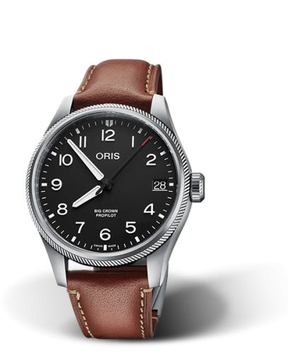 Oris Big Crown ProPilot Big Date Stainless Steel / Black / Leather 01 751 7761 4164-07 6 20 07LC
