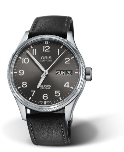 Oris Big Crown ProPilot Big Day Date Stainless Steel / Grey 01 752 7698 4063-07 5 22 19FC