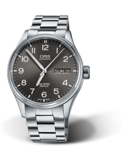 Oris Big Crown ProPilot Big Day Date Stainless Steel / Grey / Bracelet 01 752 7698 4063-07 8 22 19