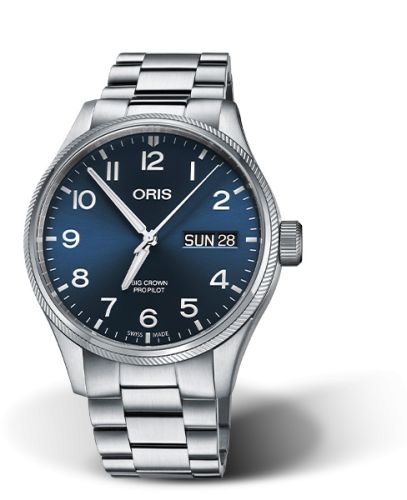 Oris Big Crown ProPilot Big Day Date Stainless Steel / Blue / Bracelet 01 752 7698 4065-07 8 22 19