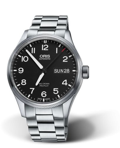 Oris Big Crown ProPilot Big Day Date Stainless Steel / Black / Bracelet 01 752 7698 4164-07 8 22 19