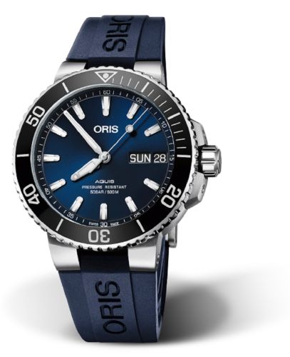 Oris Aquis Big Day Date 45.5 Stainless Steel / Blue / Rubber 01 752 7733 4135-07 4 24 65EB
