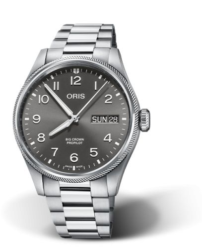 Oris Big Crown ProPilot Big Day Date Stainless Steel / Grey / Bracelet 01 752 7760 4063-07 8 22 08P