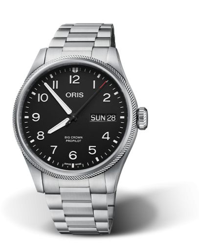 Oris Big Crown ProPilot Big Day Date Stainless Steel / Black / Bracelet 01 752 7760 4164-07 8 22 08
