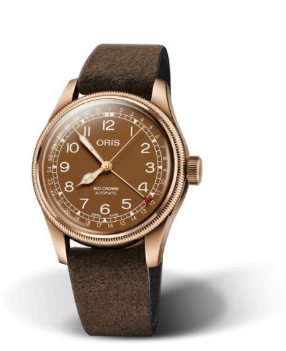 Oris Big Crown Original Pointer Date 40 Bronze / Brown 01 754 7741 3166-07 5 20 74BR