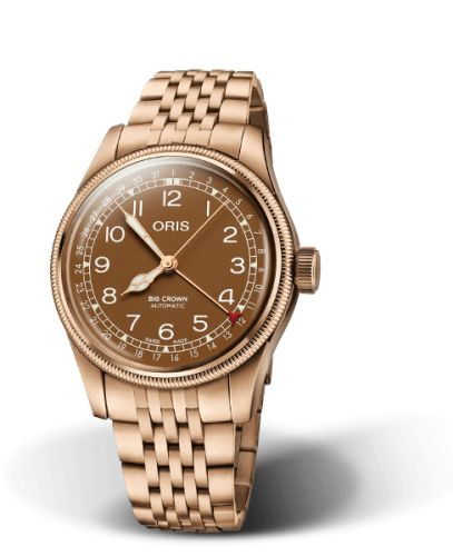 Oris Big Crown Original Pointer Date 40 Bronze / Brown / Bracelet 01 754 7741 3166-07 8 20 01