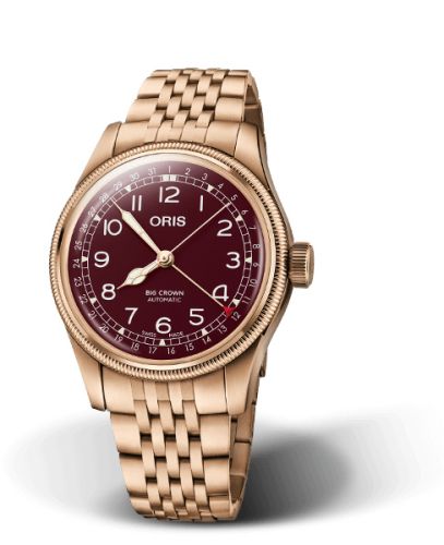Oris Big Crown Original Pointer Date 40 Bronze / Red / Bracelet 01 754 7741 3168-07 8 20 01