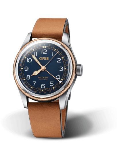 Oris Big Crown Pointer Date 40 Stainless Steel - Bronze / NZZ Edition 01 754 7741 4315-Set