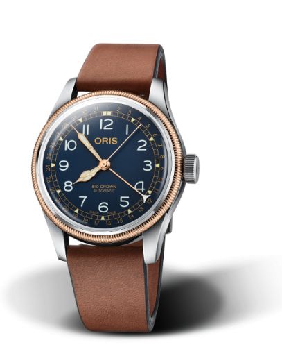 Oris Big Crown Pointer Date 40 Stainless Steel - Bronze / Blue 01 754 7741 4365-07 5 20 58