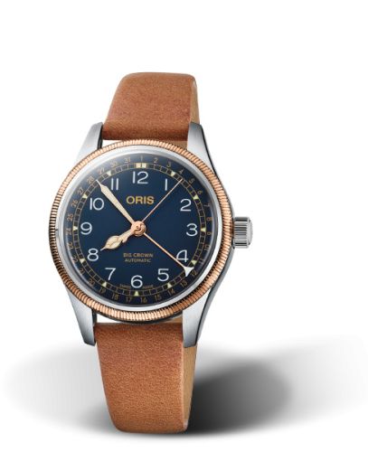Oris Big Crown Pointer Date 36 Stainless Steel - Bronze / Blue 01 754 7749 4365-07 5 17 66