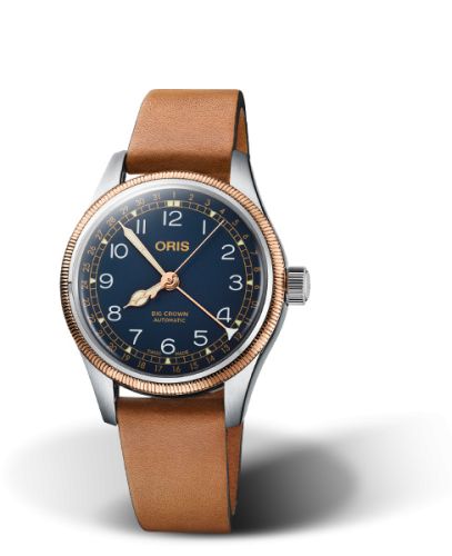 Oris Big Crown Pointer Date 36 Stainless Steel - Bronze / Blue 01 754 7749 4365-07 5 17 66G