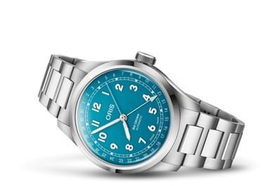 Oris Big Crown Pointer Date 40 Stainless Steel / Turquoise / Bracelet 01 754 7798 4065-07 8 20 06
