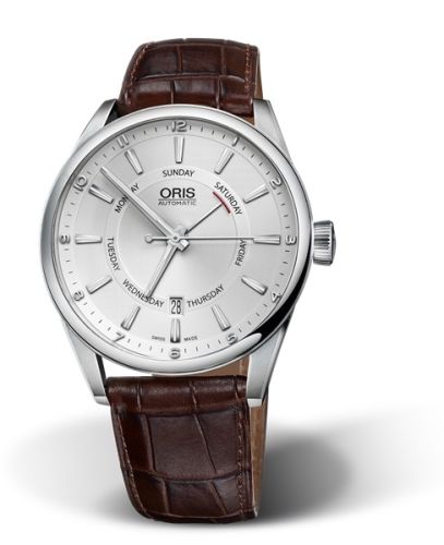 Oris Artix Pointer Day Date Stainless Steel / Silver 01 755 7691 4051-07 5 21 80FC