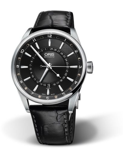 Oris Artix Pointer Moon Date Stainless Steel / Black 01 761 7691 4054-07 5 21 81FC