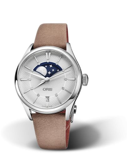 Oris Artelier Grande Lune Date 36 Stainless Steel / Silver 01 763 7723 4051-07 5 18 33FC