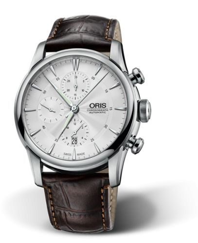 Oris Artelier Chronograph 44 Stainless Steel / Silver 01 774 7686 4051-07 5 23 70FC