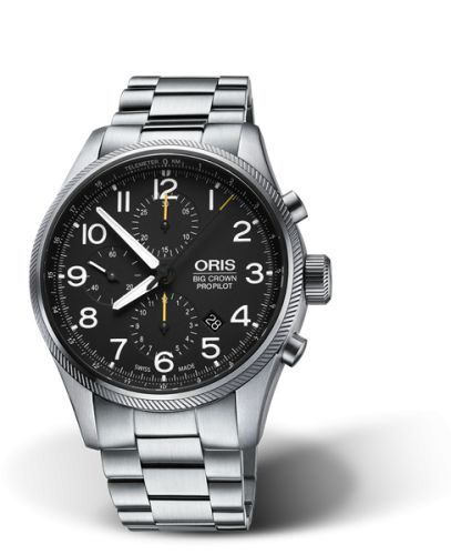 Oris Big Crown ProPilot Chronograph Stainless Steel / Black / Bracelet 01 774 7699 4134-07 8 22 19