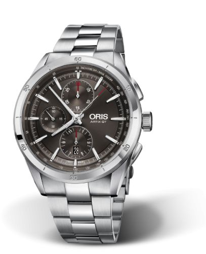Oris Artix GT Chronograph Stainless Steel / Grey / Bracelet 01 774 7750 4153-07 8 22 87