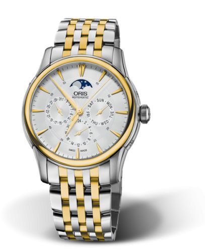 Oris Artelier Complication 40.5 Stainless Steel - Yellow Gold / Silver / Bracelet 01 781 7703 4351-07 8 21 78