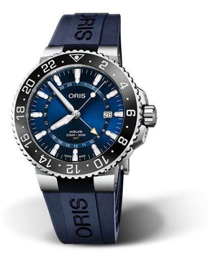 Oris Aquis GMT 43.5 Stainless Steel / Blue / Rubber 01 798 7754 4135-07 4 24 65EB