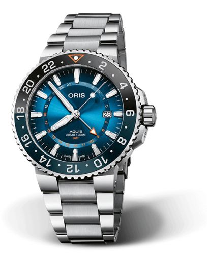 Oris Aquis GMT 43.5 Carysfort Reef Limited Edition / Bracelet 01 798 7754 4185-Set MB