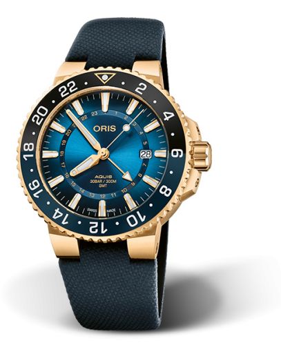 Oris Aquis GMT Carysfort Reef Gold Limited Edition 01 798 7754 6185-Set