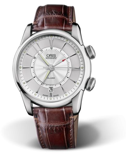 Oris Artelier Alarm Stainless Steel / Silver 01 908 7607 4091-Set LS