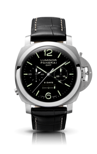 Panerai Luminor 1950 Chrono Monopulsante 8 Days GMT Acciaio PAM00275